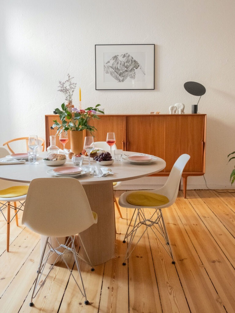 Beautyblog BareMinds minimalistische Tischdekoration Frühling